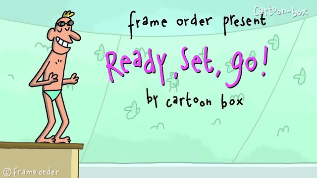 Cartoon box 138 – Ready set go – by Frame Order