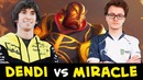 Dota 2 Dendi vs Miracle — magic vs physical dmg BUILD Ember Spirit