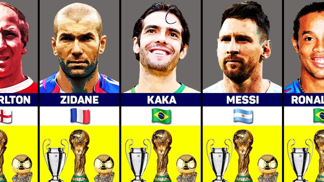 Игроки, выигравшие чемпионат мира, Лигу чемпионов и Золотой мяч
