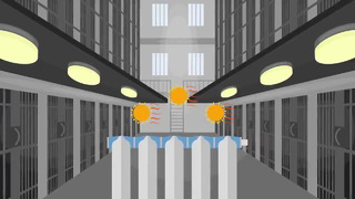Мир инфографики – Что происходит в тюрьме во время временного отключения электроэнергии