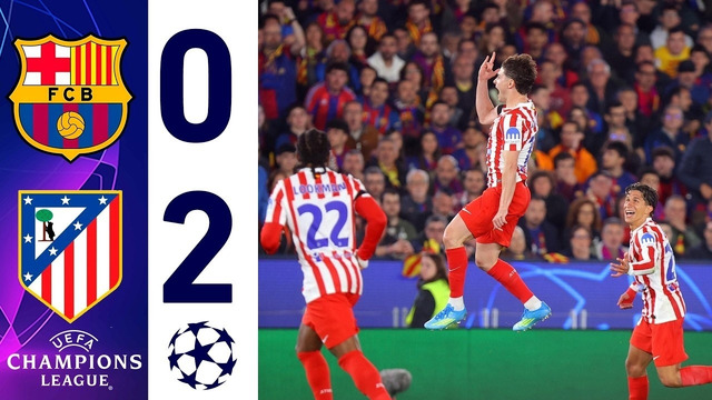 БАРСЕЛОНА 0-2 АТЛЕТИКО МАДРИД ОБЗОР МАТЧА И ВСЕ ГОЛЫ! ГОЛ АЛЬВАРЕСА СО ШТРАФНОГО