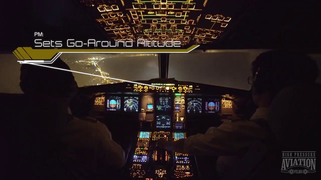 Night Landing Nice – Cockpit View 720р