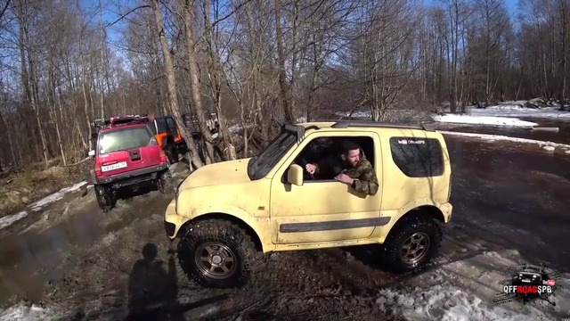 OffroadSPB. Wrangler на порталах, Нива на тракторах, ГАЗ-66, и другие – Морье 3