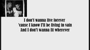 Zayn Malik & Taylor Swift – I Don’t Wanna Live Forever (Lyrics)