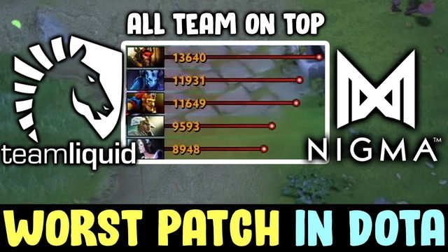NIGMA vs LIQUID — worst patch in Dota? Only STOMP games