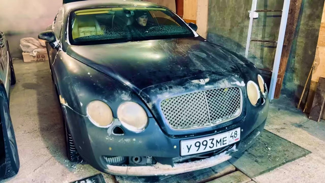 ВЗОРВАНЫЙ Bentley Continental за 700.000 рублей. Ласточка в гнезде