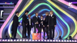 171202 BTS win Best Music Video Award @ Melon Music Awards 2017