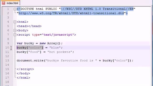 Beginner JavaScript Tutorial – 35 – Associative Arrays
