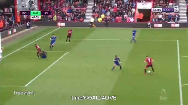 (HD) Борнмут – Лестер | Английская Премьер-Лига 2017/18 | 7-й тур