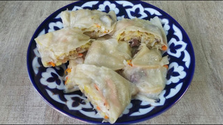 Не Устаю Готовить Это Восхитительное блюдо! Узбекский ханум с морковью и капустой / Покоряет сразу