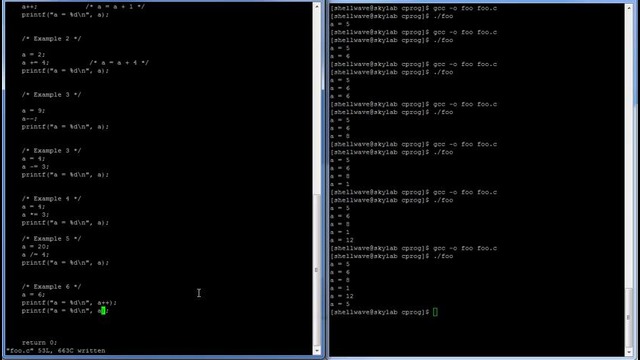 C Programming in Linux Tutorial #020 – Unary and Binary Operations