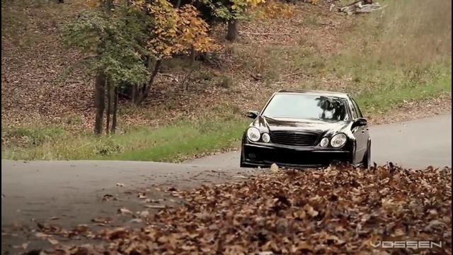 Vossen Mercedes Benz E55 AMG on 20 quot; VVS CV3 Concave Wheels Rims (HD)