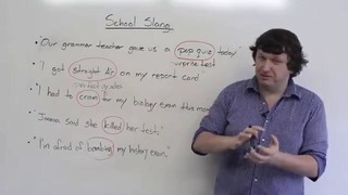 English Vocabulary – School Slang