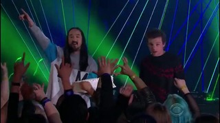 Steve Aoki & Louis Tomlinson – Just Hold On (Live James Corden Show)