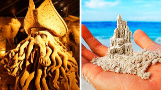 Грандиозные скульптуры из песка
