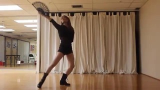 Chinese Girl Dance Practice
