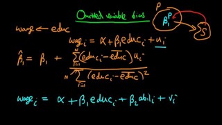 37. Omitted variable bias – proof part 1