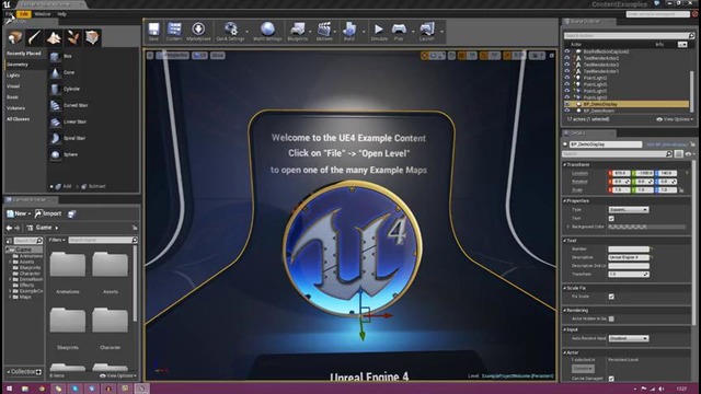 Unreal engine – 3 lesson(overview)