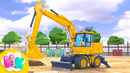Экскаватор мультик | Строительная техника для детей – HeyKids
