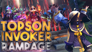 The Reason why people call him GODSON – Super EPIC Catacslym Rampage by Topson Invoker – Dota 2