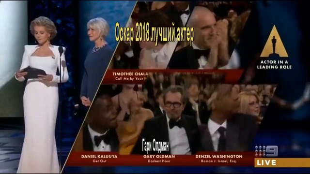 Победители Оскара 2018! номинации
