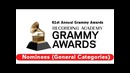 Grammy Awards 2019 – Nominees (General Categories)