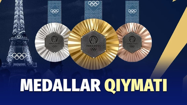 Parij-2024 olimpiadasi medallari narxi aslida qancha