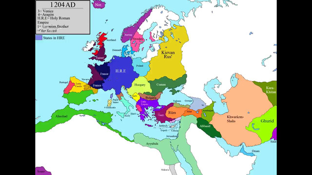 History of Europe and North Africa Every Year