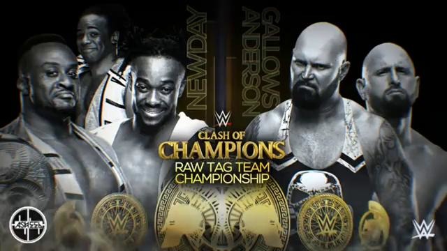 2016 The New Day vs. Gallows & Anderson Official Clash Of Champions