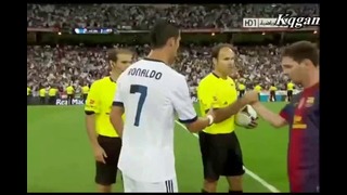 Два лучших в мире футболиста, Месси и Роналдо, не пожали друг другу руки, перед нача