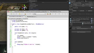 Scope and Access Modifiers – Unity Official Tutorials – YouTube
