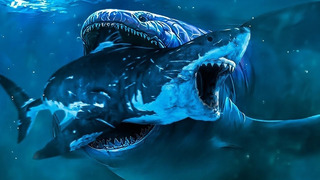 Мегалодон Против Блупа — Битвы Гигантских Существ Океана