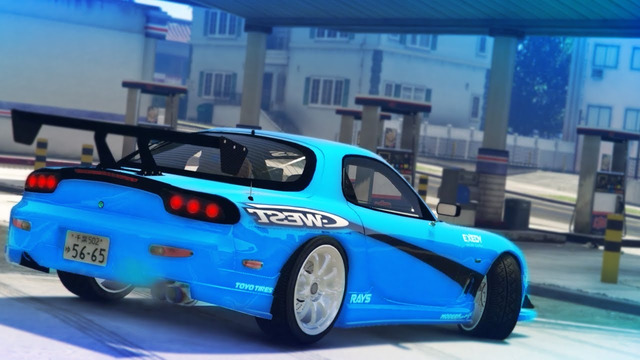 GTA 5 Mazda RX7 C West Drift Montage