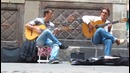 Flamenco Guitar. Barcelona street music