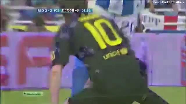 Симуляция Месси в матче с Реал Сосьедад в 2011 году 360p