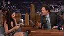 Selena Gomez Checks the Tonight Show Studio for Ghosts