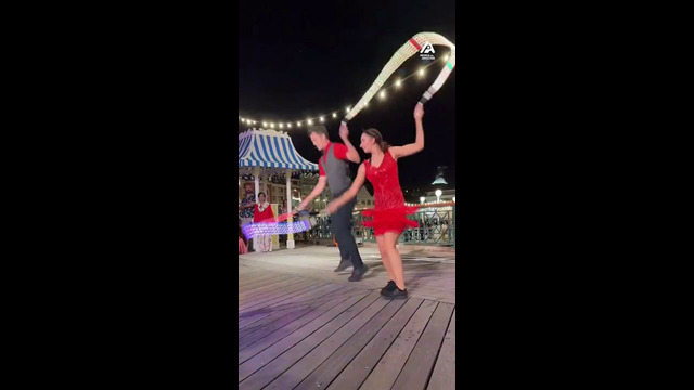 Duo Jumps Rope Together | People Are Awesome #shorts