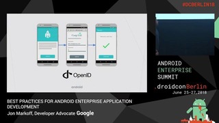 Best Practises for Android Enterprise Application Development