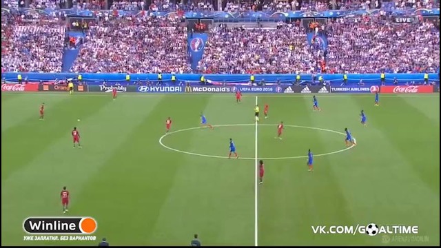 Португалия – Франция | Чемпионат Европы 2016 | Финал | Обзор матча