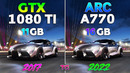 GTX 1080 Ti vs ARC A770 – Test in 8 Games