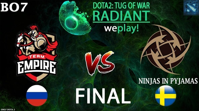 GRAND FINAL NiP vs Empire #2 (BO7) Tug of War Radiant WePlay! 02.03.2019