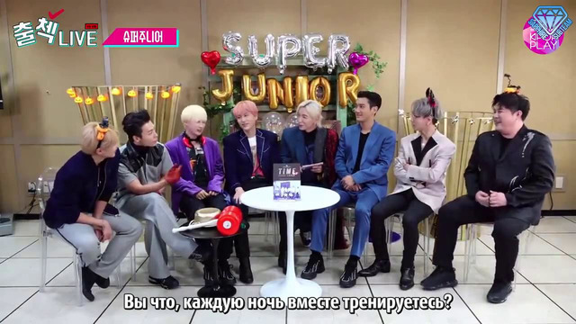 Inkigayo Check-in LIVE | SUPER JUNIOR (часть 1) [рус. саб]