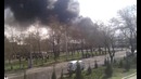 Взрыв бензоколонки, вид с моста