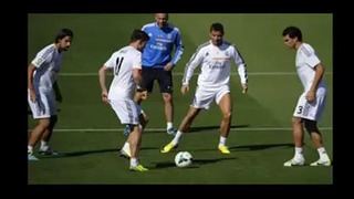 Cristiano Ronaldo Slide-Tackles Bale in Real Madrid Training
