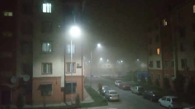 Пыльная буря в Ташкенте