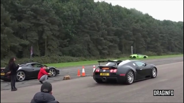 Bugatti Veyron Vs Ferrari 458 Italia Drag Race – DRAGINFO