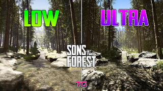 Sons Of The Forest: Low vs Ultra Settings | Graphics & FPS Comparison
