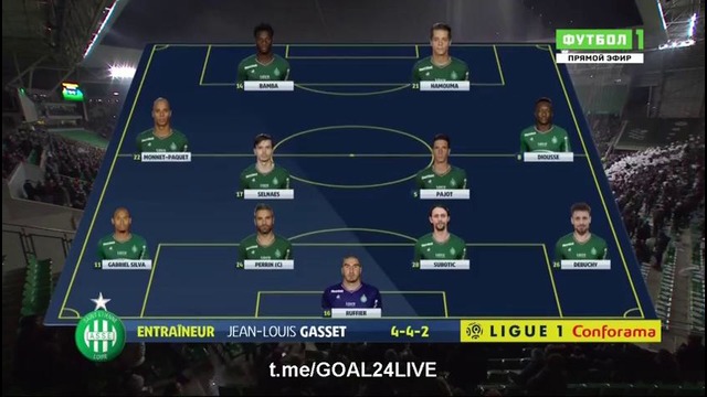 (480) Сент-Этьен – Марсель | Французская Лига 1 2017/18 | 25-й тур | Обзор матча