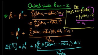 38. Omitted variable bias – proof part 2