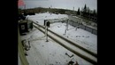 Грузовик снес трубу с горячей водой